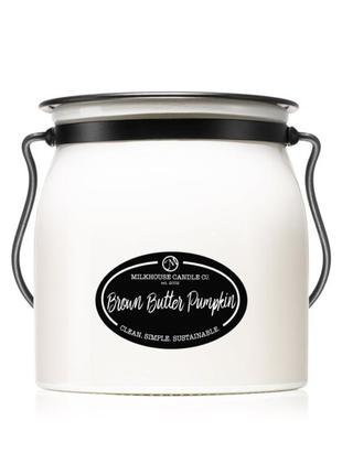 Большая свеча свечка свечи milkhouse candle co сreamery brown butter pumpkin2 фото