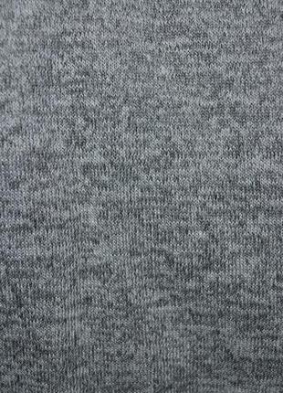 Кофта свитер select, кофта с открытыми плечами и длинными рукавами, серый джемпер с чокером7 фото
