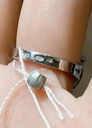 Серебряный набор серьги кольцо крупный камень серебро золото