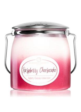 Большая свеча свечка свечи milkhouse candle co сreamery raspberry cheesecake торт малина1 фото