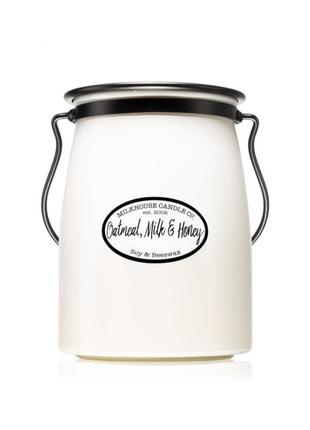 Большая свеча свечка свечи milkhouse candle co сreamery oatmeal milk & honey мёд молоко1 фото