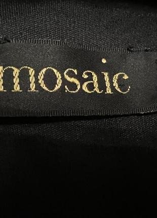 Блуза панбархат черная на подкладке mosaic оригинал4 фото