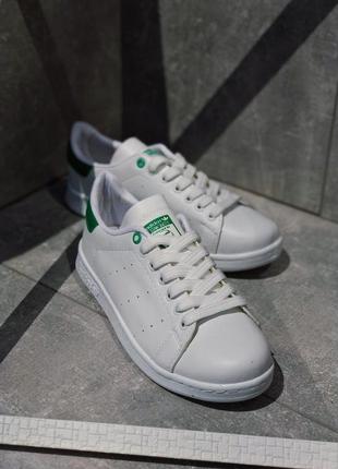 Жіночі кросівки adidas stan smith green and white жіночі кросівки адідас