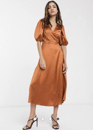 Сукні міді на запах asos