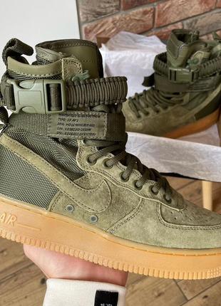 Женские кроссовки nike air force 1 special field haki 36