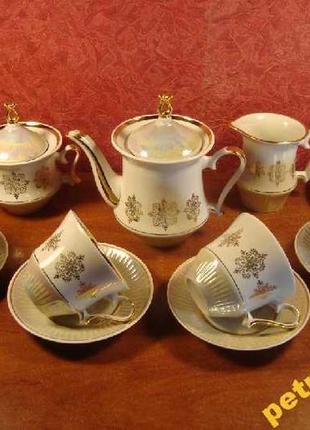 Новий чайний сервіз фарфор срср баранівка №192