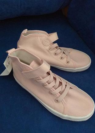 Кеди снікерси н&м  бавовна