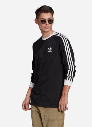 Лонгслив чоловічий adidas originals adicolor classics 3-stripes longsleeve tee