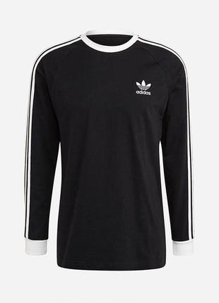 Лонгслив чоловічий adidas originals adicolor classics 3-stripes longsleeve tee5 фото