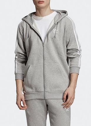 Чоловіча зіп-худі adidas originals 3-stripes hoodie