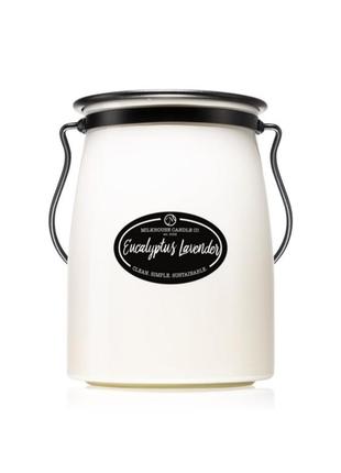 Большая свеча свечка свечи milkhouse candle co сreamery eucalyptus lavender1 фото