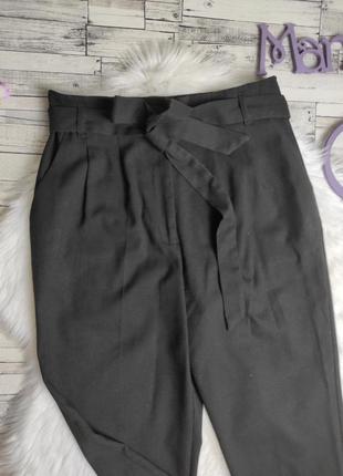 Женские брюки dilvin черные с поясом размер 26 44 s2 фото