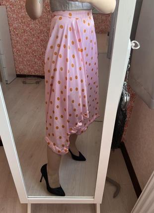 Рожева спідниця міді  gestuz, розовая юбка