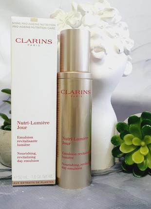 Оригінал емульсія для обличчя clarins nutri-lumiere jour nourishing rejuvenating day emulsion оригинал емульсия для лица