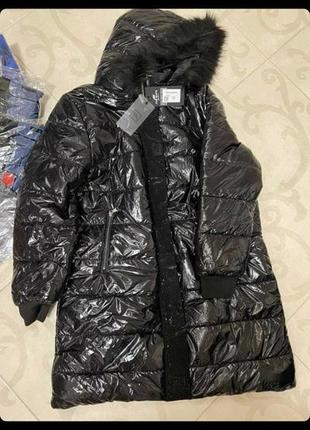 Стильный пуховик,пальто, куртка удлинённая,еврозима,до 4хл.2 фото