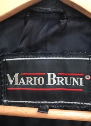 Куртка кожаная мужская р48 mario bruni  италия6 фото