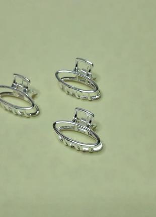 Маленькі металеві краби для волосся