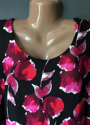 Тепла туніка з квітковим принтом 3