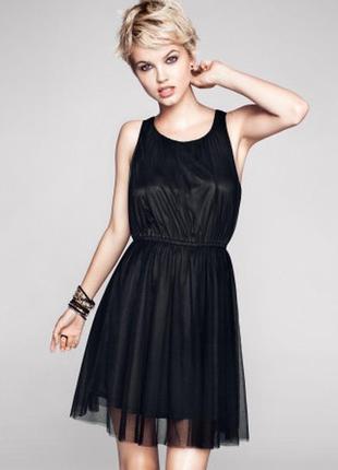 Фатиновое плаття h&m чорне1 фото