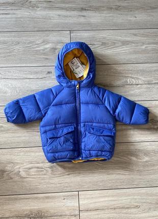 Дитяча куртка для хлопчика 12 місяців (74 см).