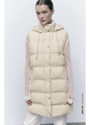 Жилет zara нова колекція ,жилетка zara ,безрукавка zara