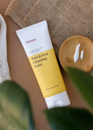 Manyo pure пінка для глибокого очищення пор manyo factory pure and deep cleansing foam