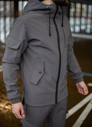Куртка softshell "intruder" серый2 фото