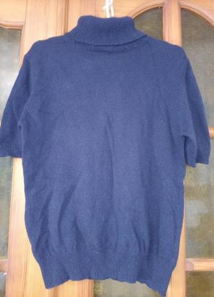 Светр-водолазка woolmark з коротким рукавом, s/m