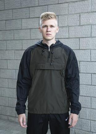Анорак house черный-хаки