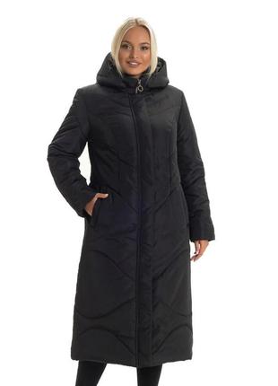 Женское зимнее пальто больших размеров, разные цвета5 фото