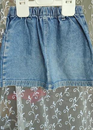 Дитяча спідниця спідничка джинс3 фото