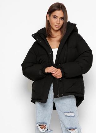 Модная женская зимняя куртка oversize2 фото