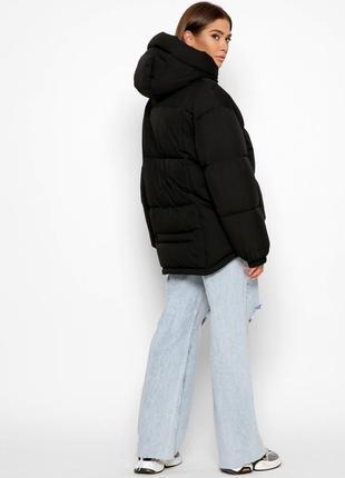 Модная женская зимняя куртка oversize3 фото