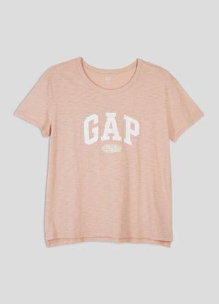 Женская футболка gap с логотипом1 фото