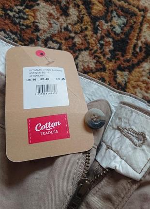 Фірмові англійські котонові шорти cotton traders,нові з бірками,великий розмір 46анг.
100% котон.3 фото
