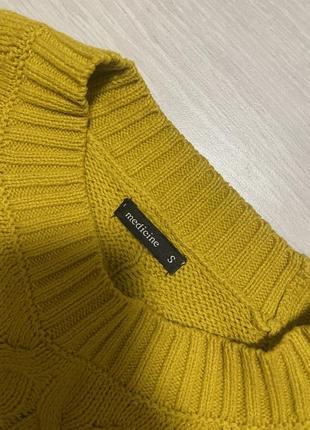 Горчичный свитер2 фото