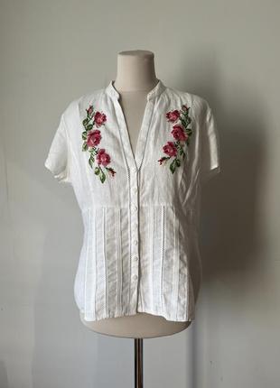 Hand-made сорочка вишиванка з коротким рукавом