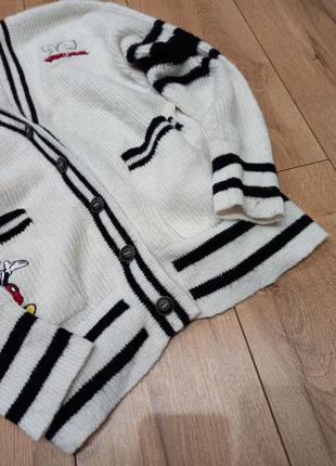 Кардиган десны с микки маусом спортивный оверсайз свободный дисней свободной кофта свитер танкки маус3 фото