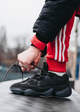 Жіночі кросівки  adidas yeezy boost 500 black 2 женские кроссовки адидас