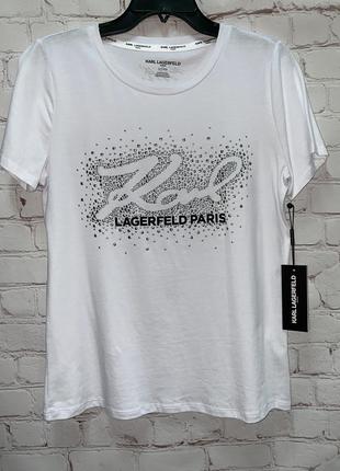 Крутая футболка karl lagerfeld ❤️ оригинал