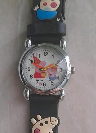 Часы детские свинка пэпа 4