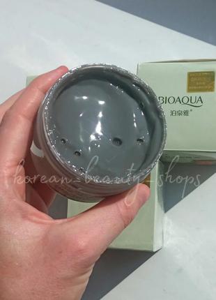 🪨киснево-бульбашкова маска bioaqua skin care carbonated bubble clay mask (100мл)🪨2 фото