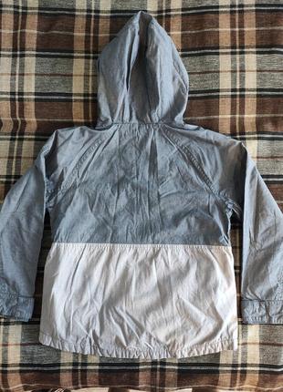 Коттоновая куртка вітровка на фліс 134 см2 фото