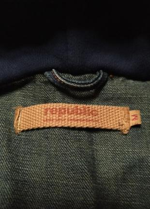 Куртка джинсова джинсовка с капюшоном3 фото