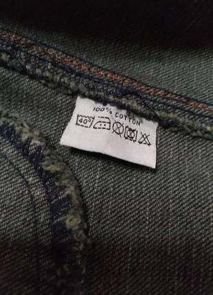 Куртка джинсова джинсовка с капюшоном4 фото