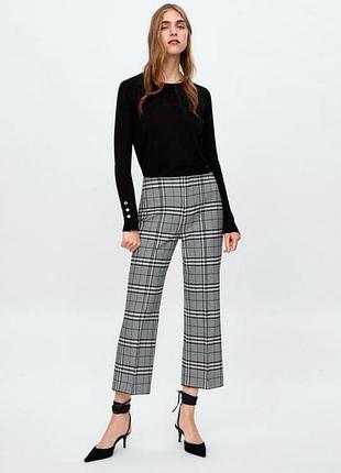1+1=3!!! стильные клетчатые штаны zara