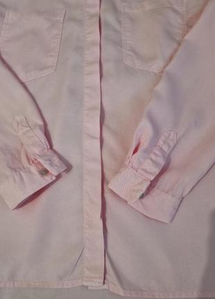 Рубашка zara  з накладними кишенями5 фото
