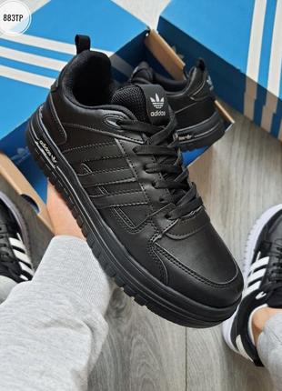 Кроссовки мужские adidas черные / кросівки чоловічі адидас адідас чорні кроссы