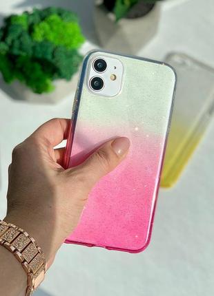 Чохол для iphone градієнт 💎crystal case gradient💎5 фото