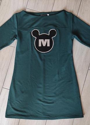 Трикотажное женское платье